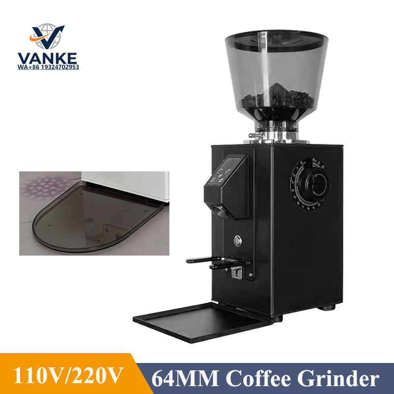 Commercial Coffee Grinder Flat Burr 64Mm - Molinillo de Café Profesional de 400W