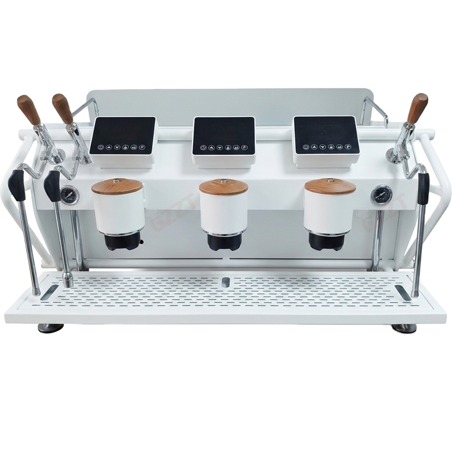 Espresso Machine Rotary Pump - Cafetera Italiana Comercial de Tres Grupos