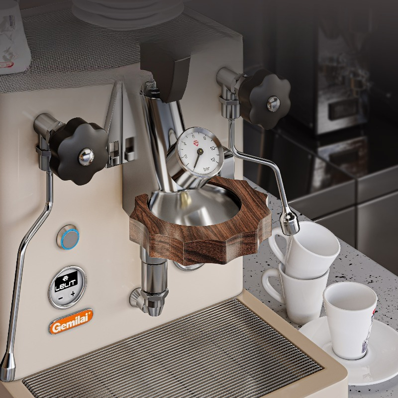 Espresso Machine 1 Group E61 - Protector de Calor de Madera para