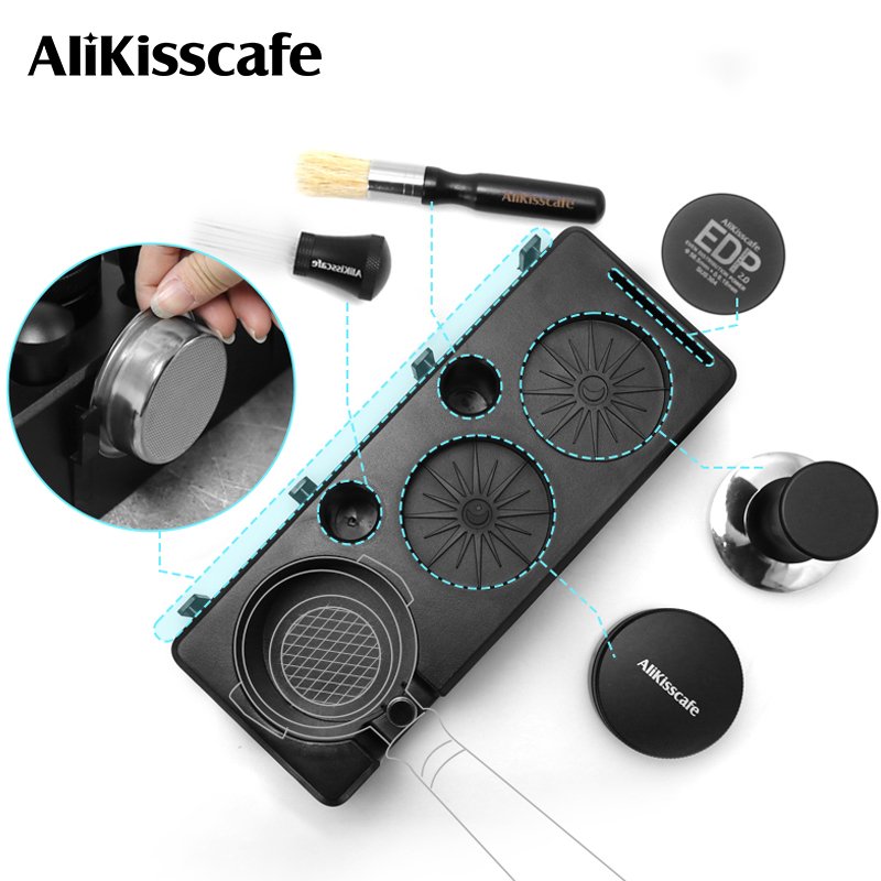 Espresso Tamper Station - AliKisscafe-estación de compactación de café, soporte