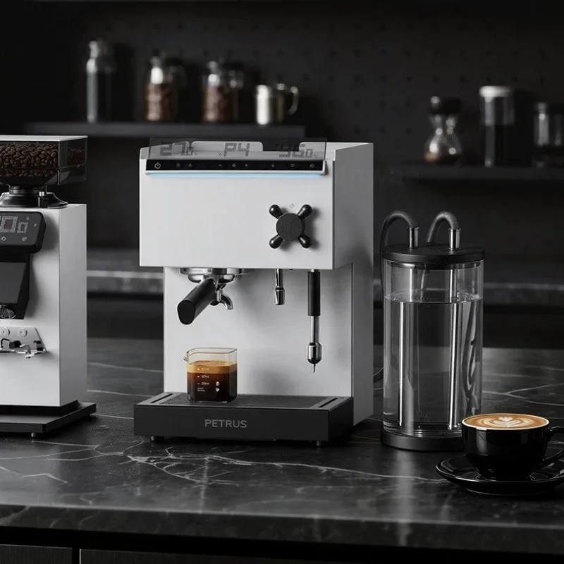Semi Automatic Espresso Machine Pid - Cafetera Espresso Semiautomática Petrus PE3888Pro, Caldera