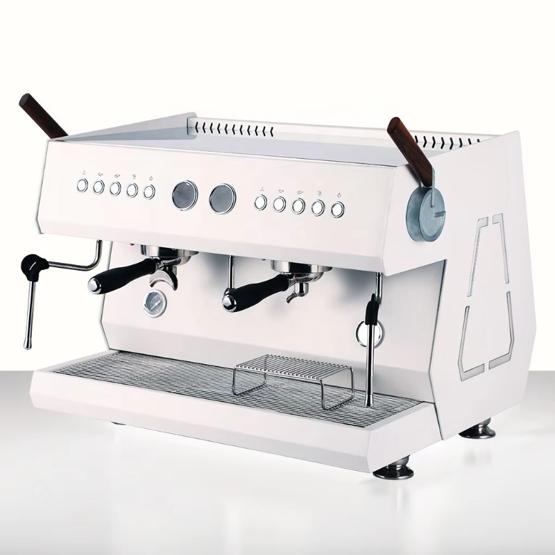 Commercial Espresso Machine 2 Group - Cafetera Espresso Profesional Inteligente Semiautomática de