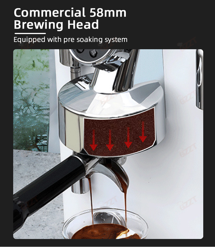 GZZT CM6005 Cafetera Espresso  - Espresso Machine Dual Boiler reseña y precio