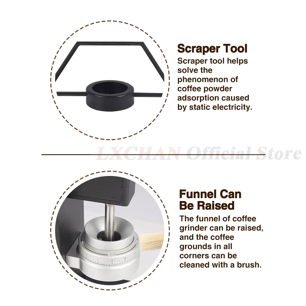 Molinillo de café HomeWise, fr - Coffee Grinder Conical Burr 83Mm reseña y precio