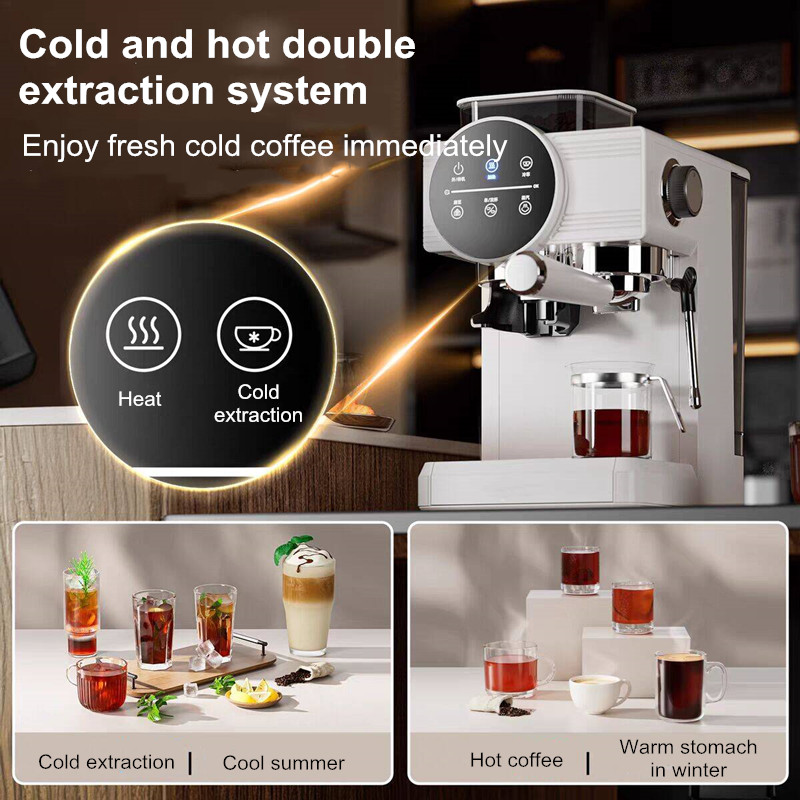 Cafetera italiana semiautomáti - Espresso Machine Dual Boiler reseña y precio