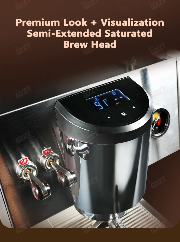 Caldera de cobre 540CC, máquin - Espresso Machine 1 Group E61 reseña y precio