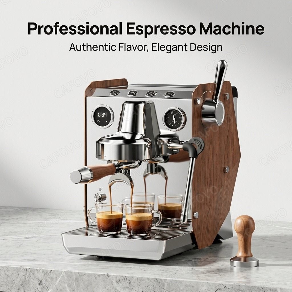 CAFOVO E109: máquina de café e - Espresso Machine Dual Boiler reseña y precio