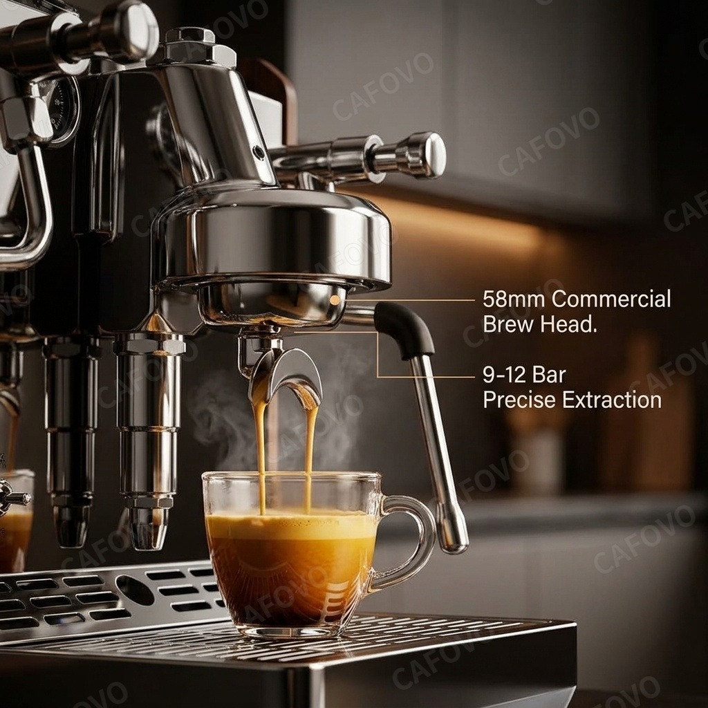 CAFOVO E109: máquina de café e - Espresso Machine Dual Boiler reseña y precio
