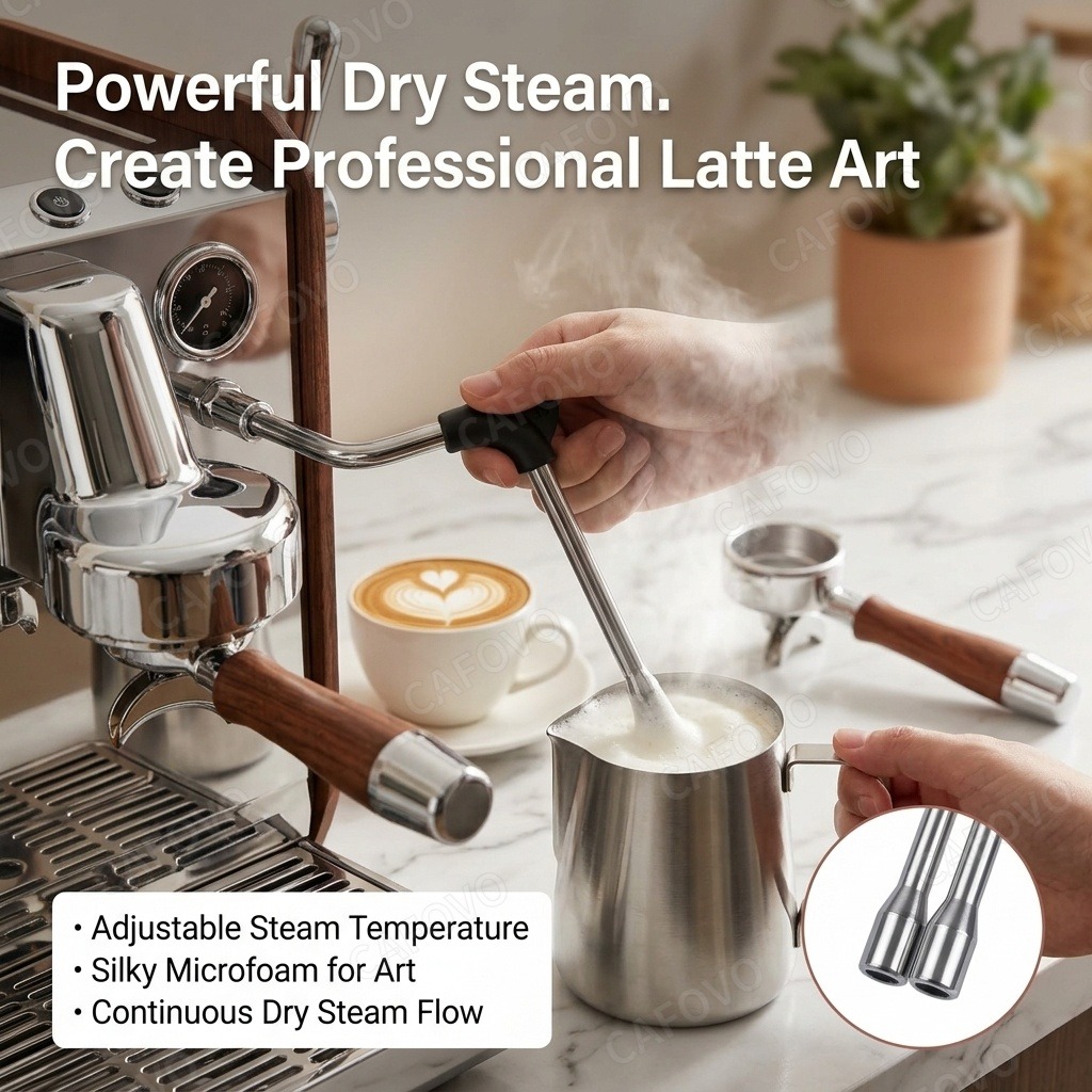 CAFOVO E109: máquina de café e - Espresso Machine Dual Boiler reseña y precio