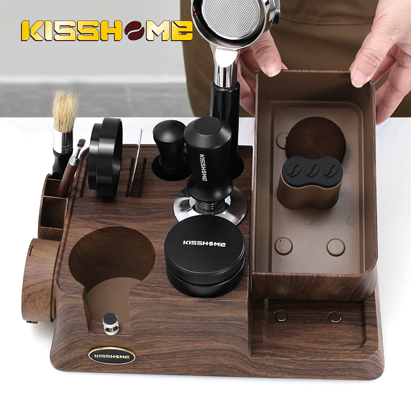 KISSHOME-estación de manipulac - Espresso Tamper Station reseña y precio