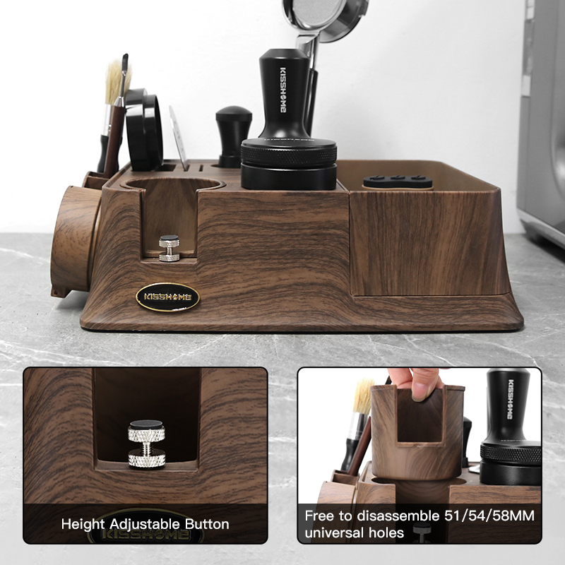 KISSHOME-estación de manipulac - Espresso Tamper Station reseña y precio