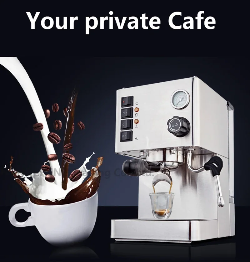 Cafetera italiana semiautomáti - Espresso Machine Flow Control reseña y precio