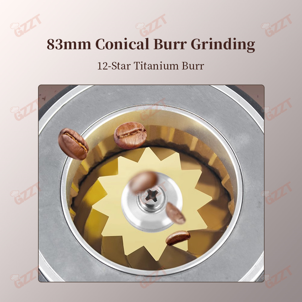 1. Molinillo de Café Cónico de - Coffee Grinder Conical Burr 83Mm reseña y precio