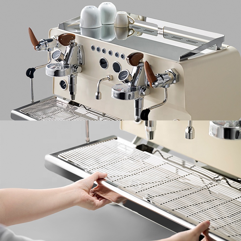 Máquina de Café Espresso Eléct - Commercial Espresso Machine 2 Group reseña y precio