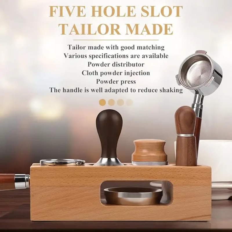 Soporte para Portafiltro de Es - Espresso Tamper Station reseña y precio