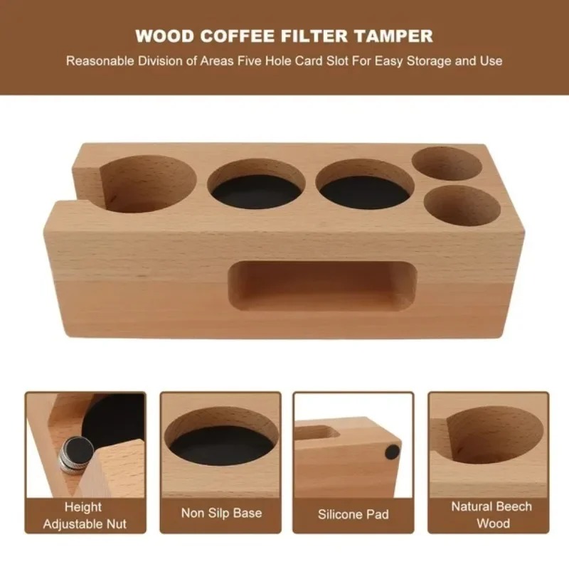 Soporte para Portafiltro de Es - Espresso Tamper Station reseña y precio
