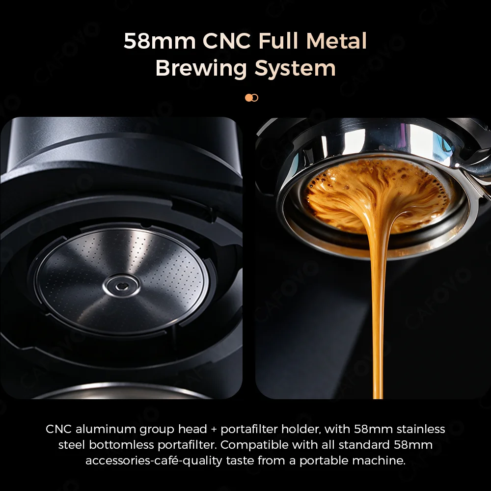 Cafetera Espresso Portátil Ina - Espresso Machine Flow Control reseña y precio