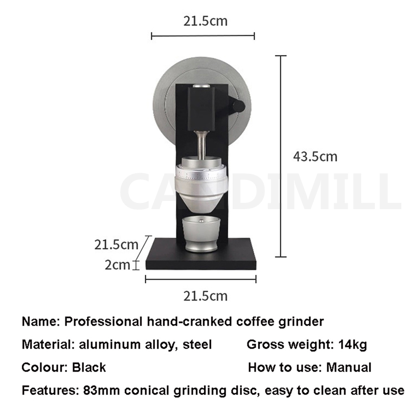 Molinillo de rebabas Manual, m - Coffee Grinder Conical Burr 83Mm reseña y precio