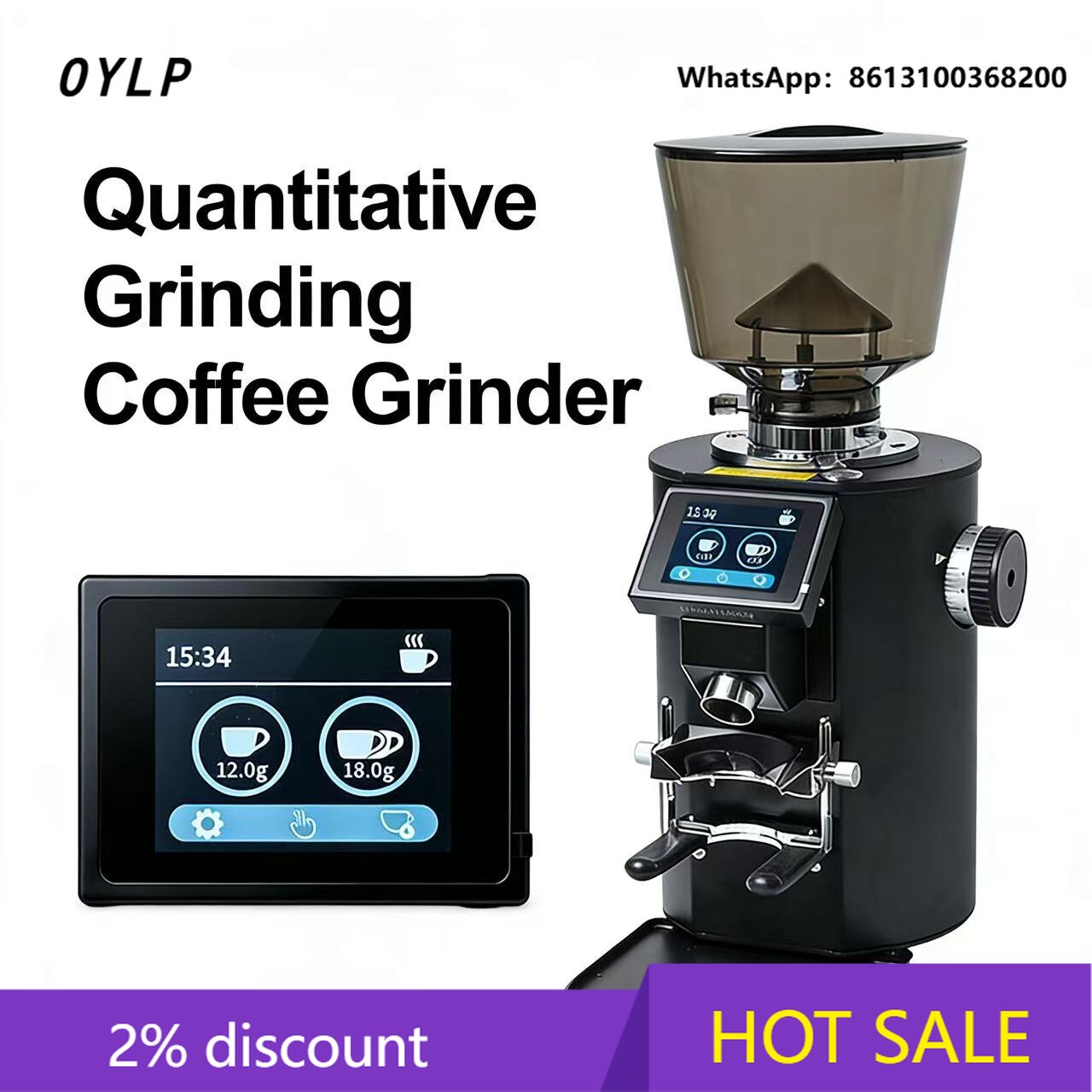 Molinillo de Café Profesional  - Commercial Coffee Grinder Flat Burr 64Mm reseña y precio