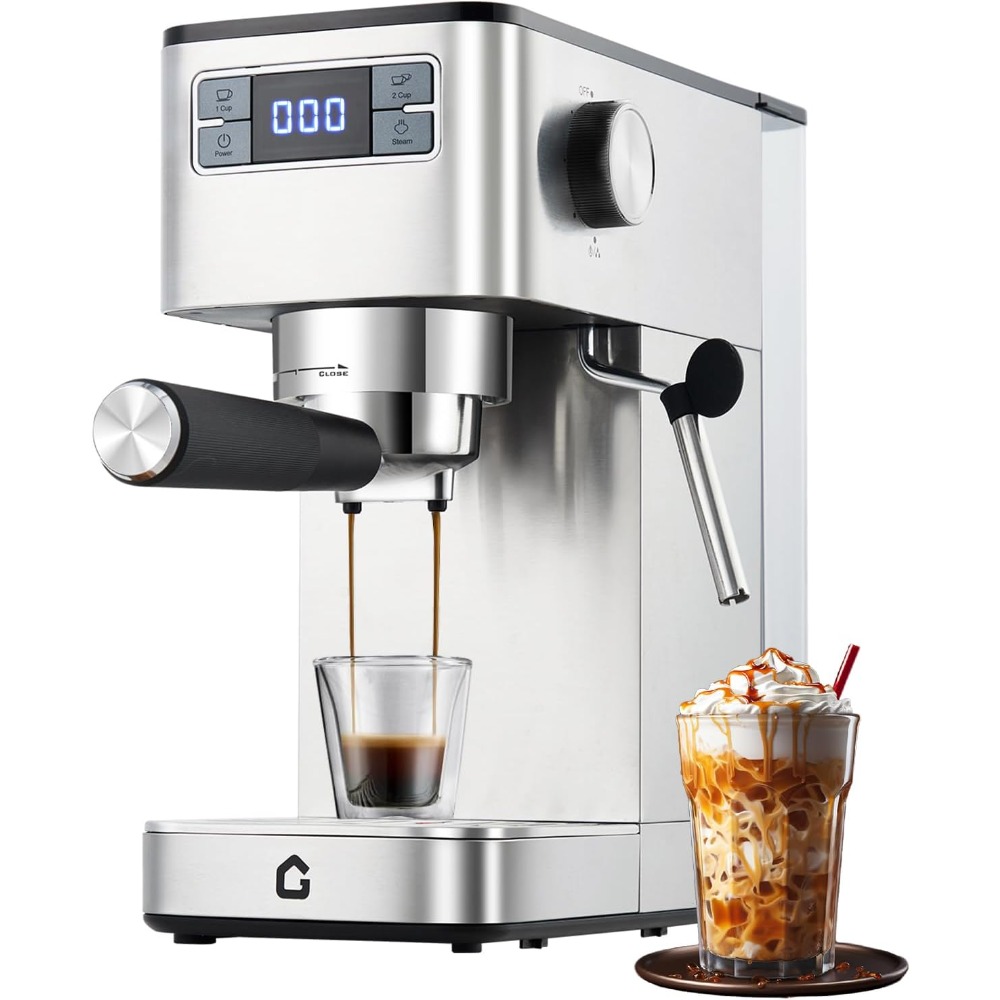 Cafetera espresso compacta Gar - Espresso Machine Dual Boiler reseña y precio