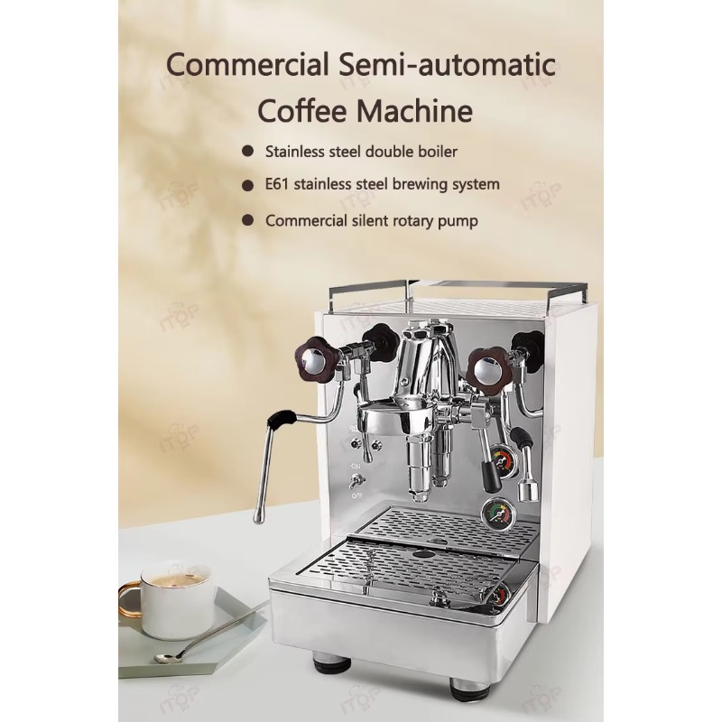Máquina de Café Espresso Semia - Espresso Machine Rotary Pump reseña y precio