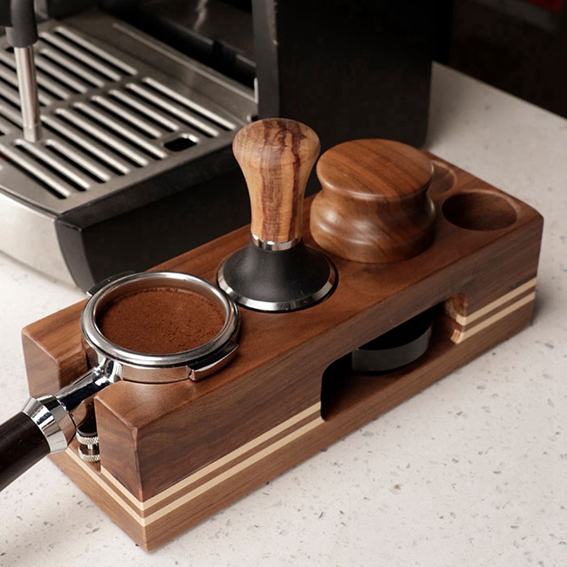 Soporte de Madera para Tamper  - Espresso Tamper Station reseña y precio