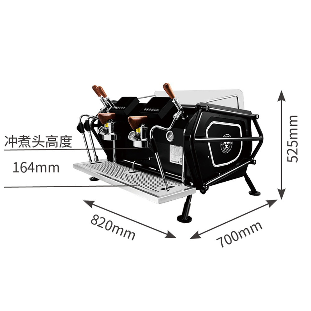 Cafetera comercial de doble ca - Espresso Machine Dual Boiler reseña y precio