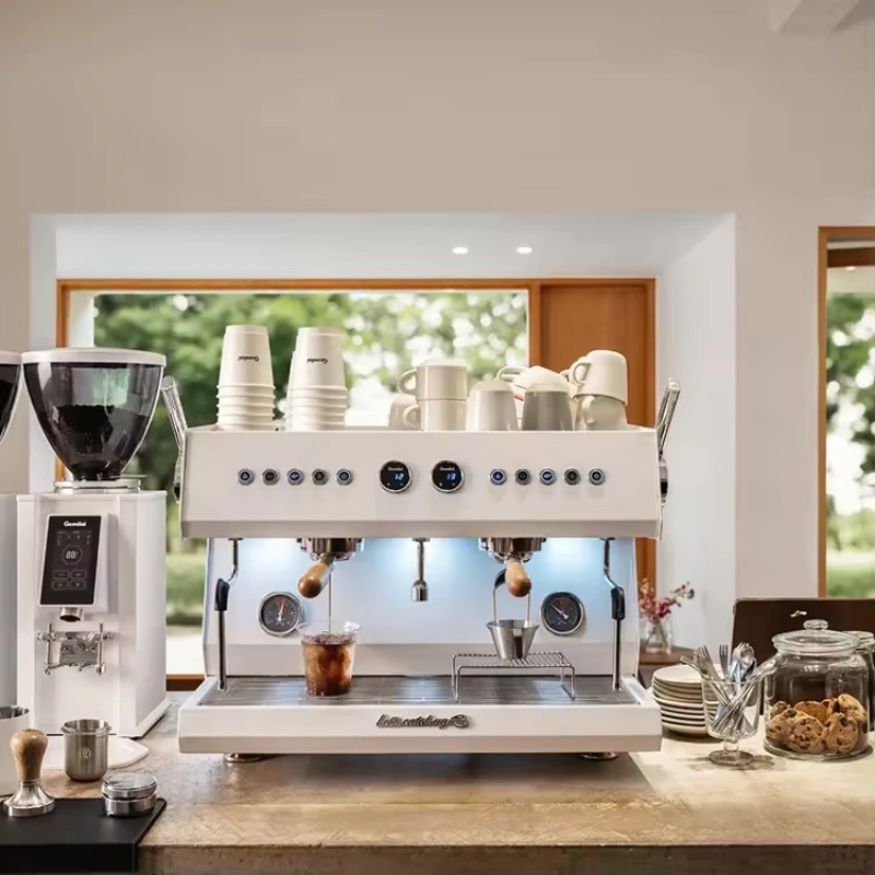 G3211A: máquina de café espres - Commercial Espresso Machine 2 Group reseña y precio
