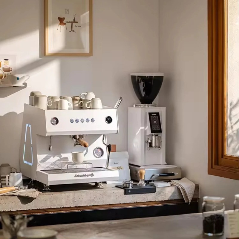 G3211A: máquina de café espres - Commercial Espresso Machine 2 Group reseña y precio