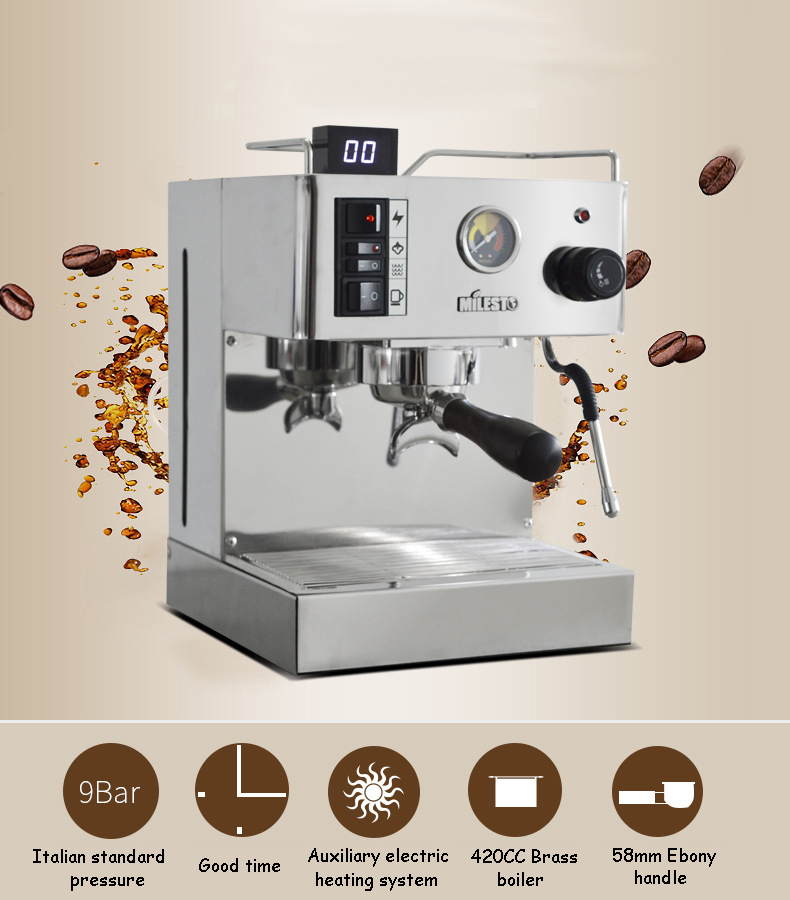 Cafetera Espresso italiana, Es - Espresso Machine Flow Control reseña y precio