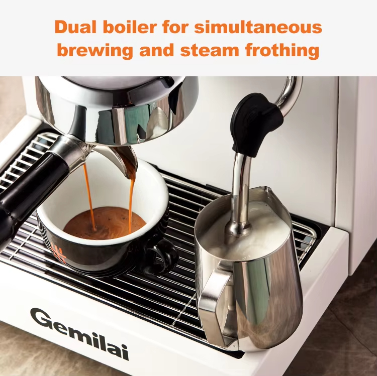 Cafetera Espresso Comercial CA - Espresso Machine Dual Boiler reseña y precio