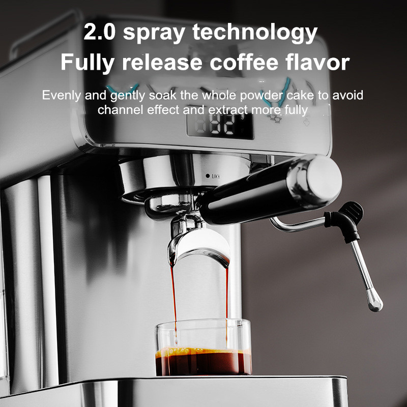 Máquina de Espresso Semiautomá - Espresso Machine Flow Control reseña y precio