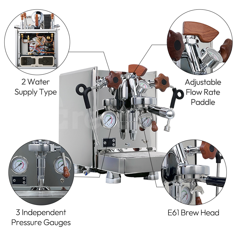 Máquina de Espresso con Bomba  - Espresso Machine Rotary Pump reseña y precio