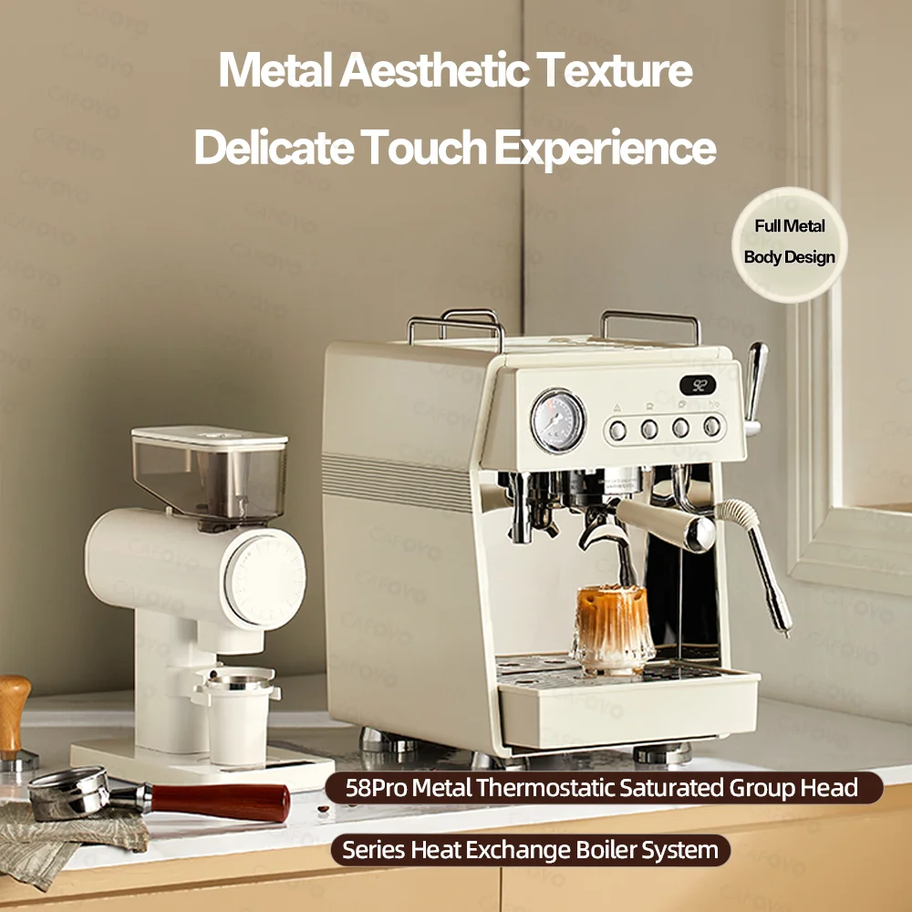 CAFOVO E138 Máquina de Espress - Semi Automatic Espresso Machine Pid reseña y precio
