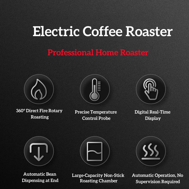 Máquina para hornear granos de - Coffee Roaster Machine 1Kg reseña y precio