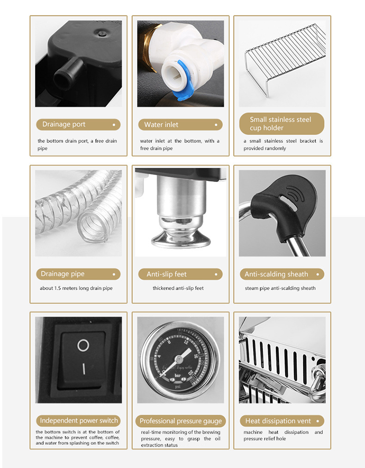 Fábrica 0% defectuosa profesio - Commercial Espresso Machine 2 Group reseña y precio