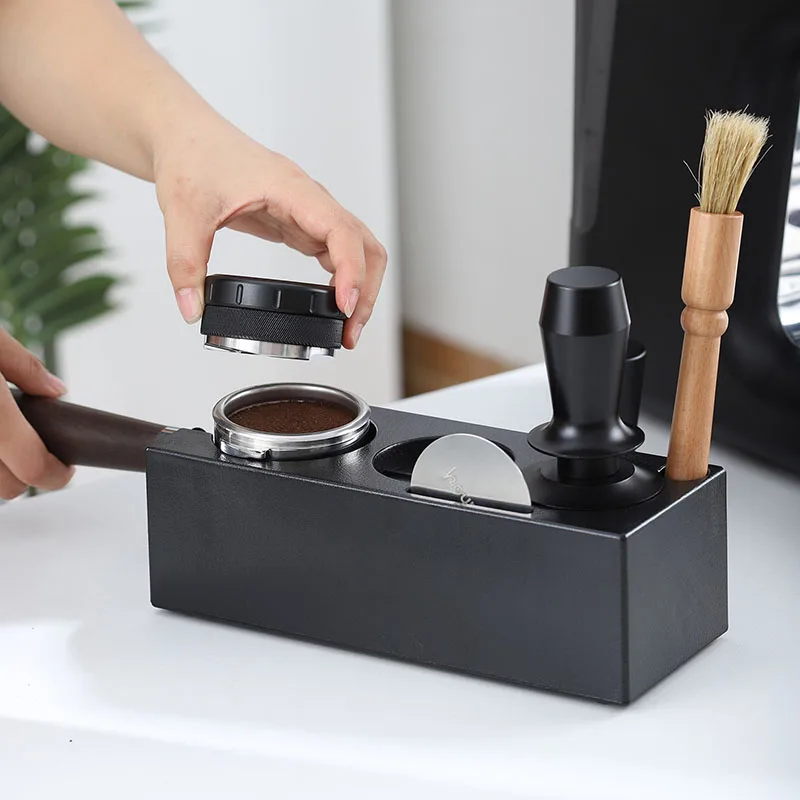 Estación de prensado de café c - Espresso Tamper Station reseña y precio