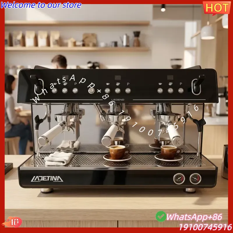 Máquina de Café Espresso Profe - Commercial Coffee Machine 3 Group reseña y precio