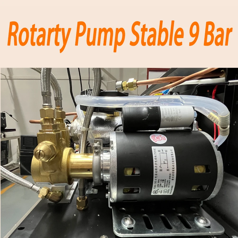 Cafetera semiautomática con bo - Espresso Machine Rotary Pump reseña y precio